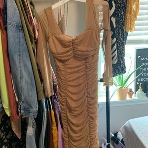 COPY - Nude mesh dress